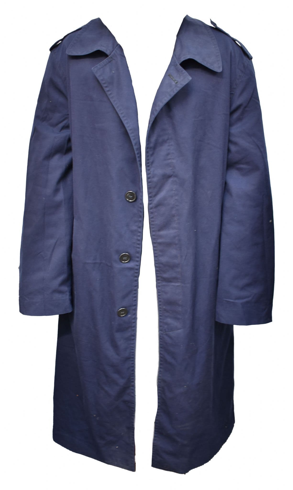British Military Surplus Mens Long Coat Overall Jacket