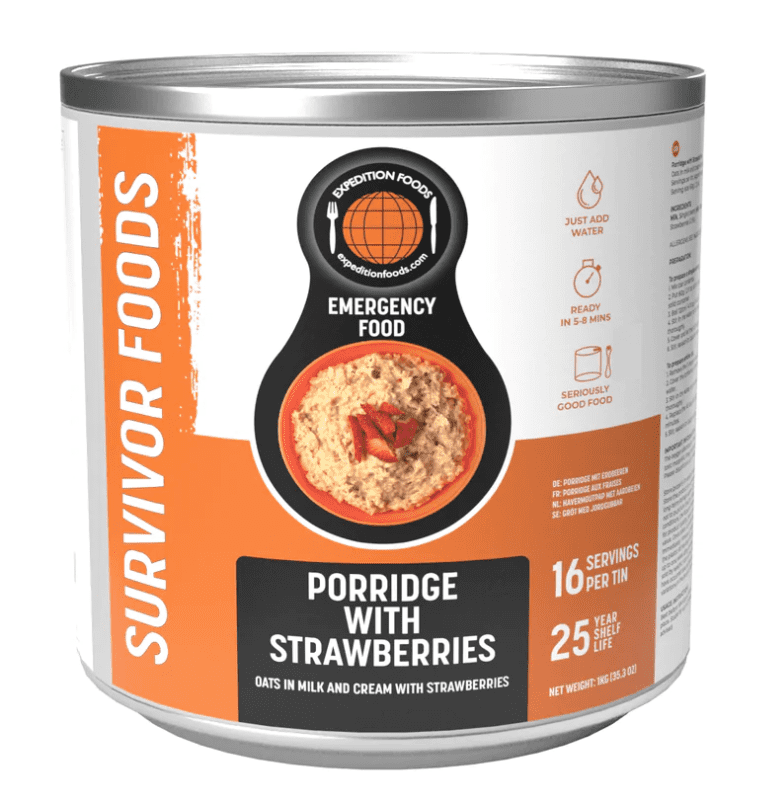 Plan de repas lyophilisés Expedition Foods