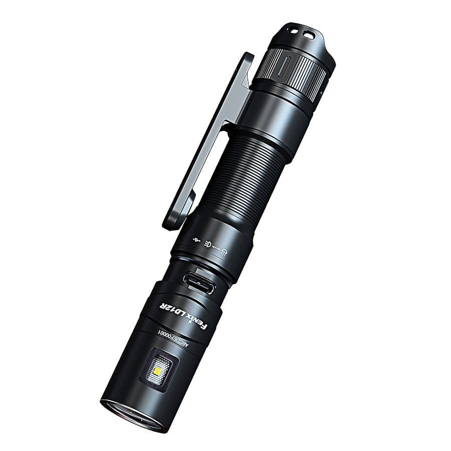 Dual Line Torch Fenix LD12R Dual Light Source Rechargeable 600 Lumen Torch – Preppers ...
