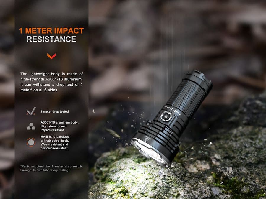 fenix 15000 flashlight Fenix LR40R v20 15000 Lumen Rechargeable Searchlight Torch – Preppers Shop UK