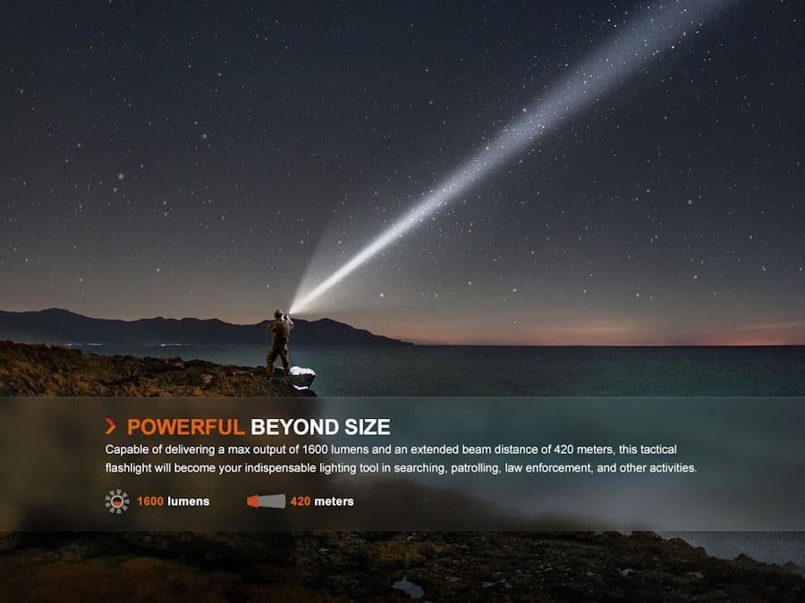 Fenix TK11R 1600 Lumen Rechargeable Torch
