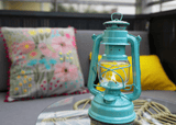 Feuerhand Baby Special 276 Hurricane Lantern - Light Green