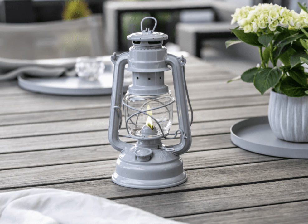 Feuerhand Baby Special 276 Hurricane Lantern - Nordic Grey