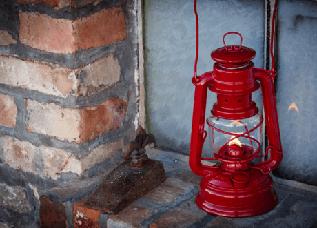 Feuerhand Baby Special 276 Hurricane Lantern - Ruby Red