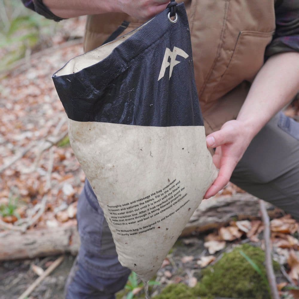 Forest Fundamentals Millbank Bag Water Filter Bag Pre-Filter For The Grayl