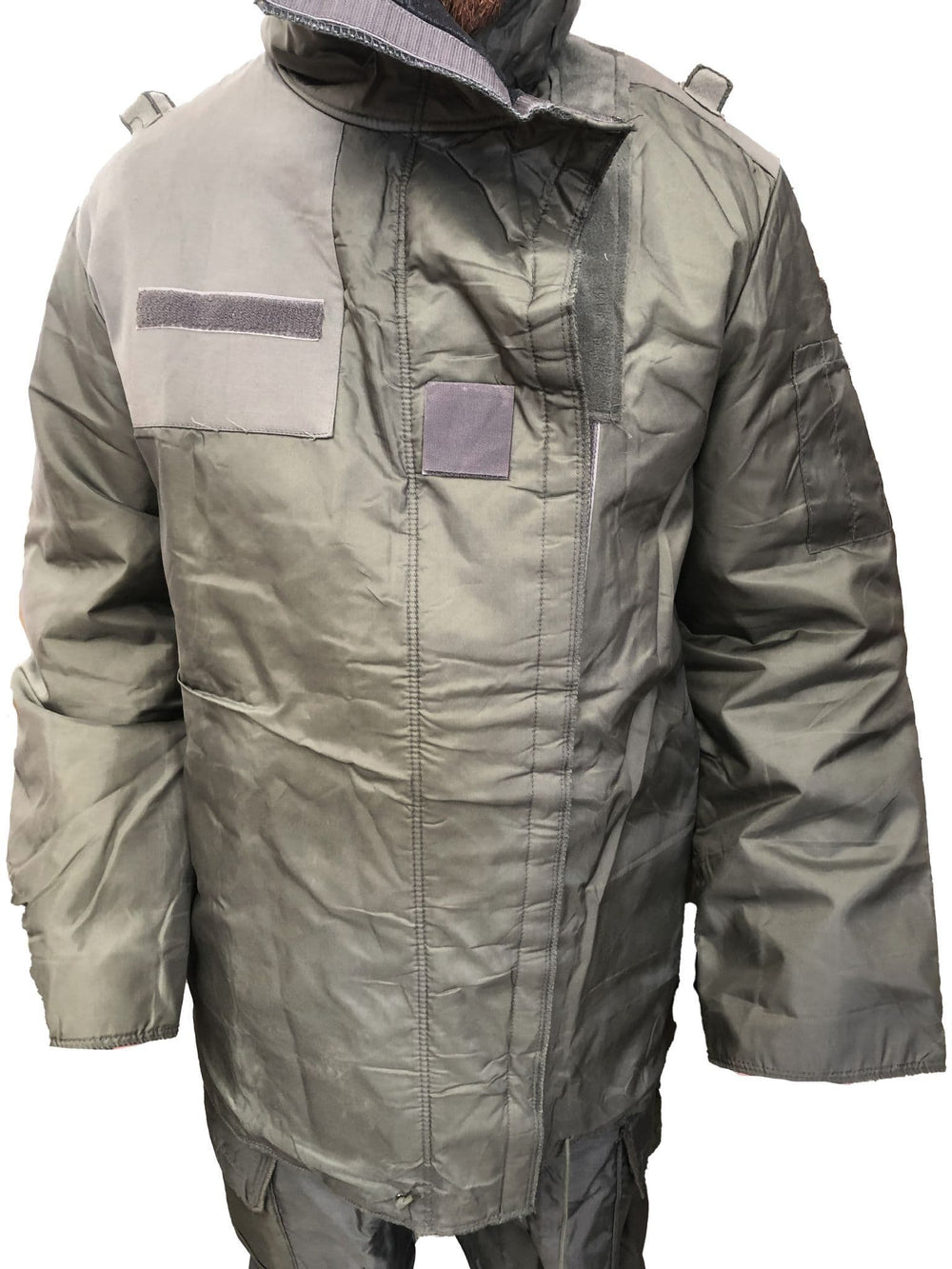 Uniform British Army Original Issued British Army NBC Suit Jacket & Trousers - Camo Olive Chemical Protection Army Field Jacket - Foto 7