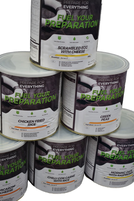 Fuel Your Preparation 1 Month Freeze Dried Ration Meal Kit - 79 Servings