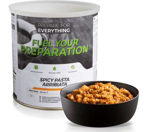 Fuel Your Preparation Freeze Dried Ration Meal Tin - Spicy Pasta Arrabiata