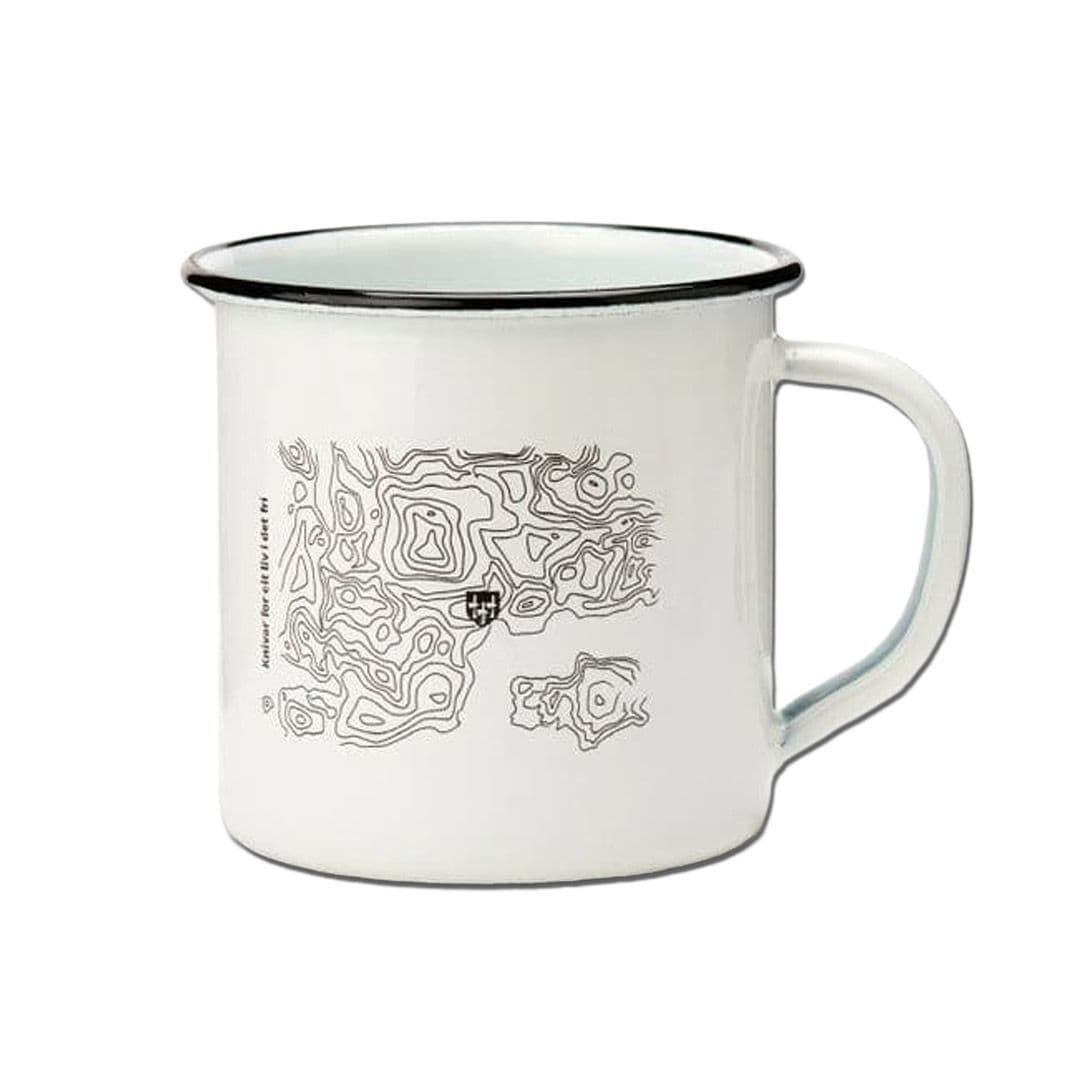 Helle Map Enamel Mug