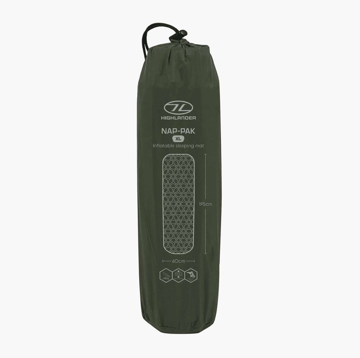 Highlander Nap Pak Inflatable Sleeping Mat - XL