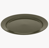 Highlander Olive Green Flat Plate - 24cm