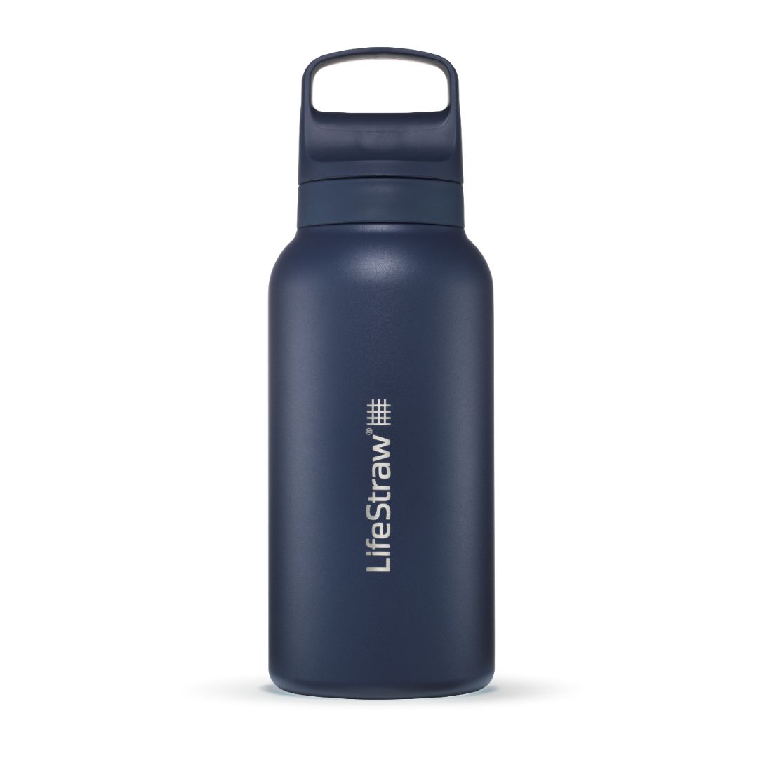 Lifestraw Go Stainless Steel Water Filter Bottle - 1 Litre