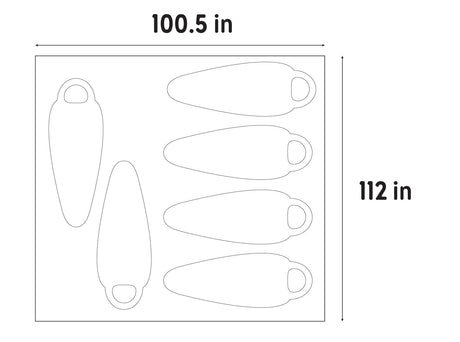 Kelty Rumpus 6 Man Tent Footprint