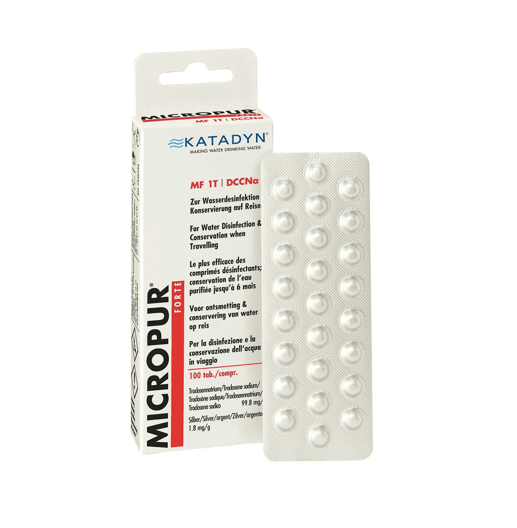 Katadyn Micropur Forte MF 1T DCCNa Tablets - Pack Of 100