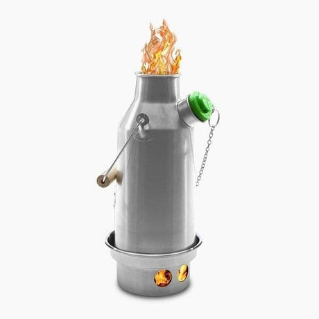 Kelly Kettle Stainless Steel Trekker Complete Kit - For the Solo Camper