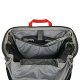 Sierra Designs Flex Hike 20L-30L Backpack Bag - Peat/Fiery Red