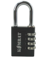 Kombat UK 40mm Combination Padlock - Black