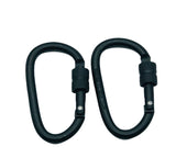 Kombat UK 6mm Locking Carabiners x2