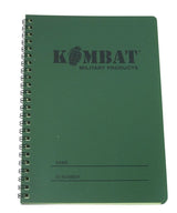 Kombat UK A5 Waterproof Notepad - 50 Gridded Pages