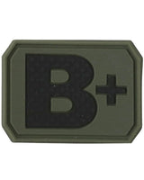 Kombat UK Blood Group Patch - B Positive