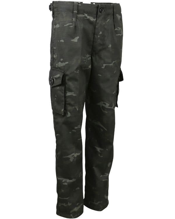 Kombat UK BTP Black Trousers - Kids