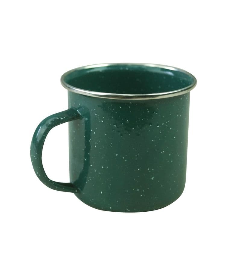 Kombat UK Deluxe Enamel Mug - Green