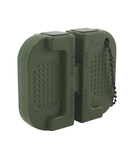 Kombat UK Deluxe Precision Knife Sharpener - Olive Green