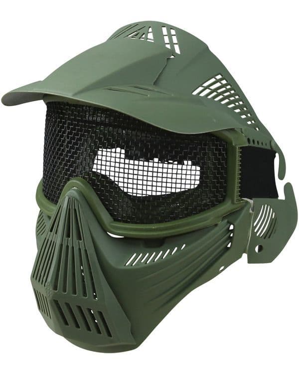 Kombat UK Full Face Mesh Mask - Olive