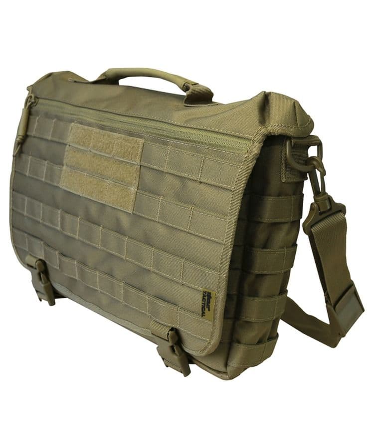 Kombat UK Medium Messenger Bag - 20L Capacity, Coyote Brown Colour