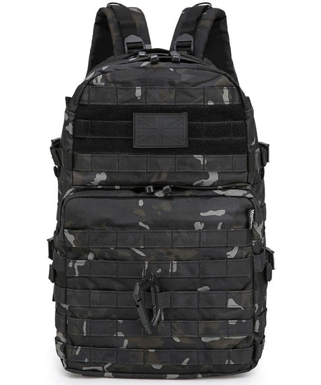 Kombat UK Medium Molle Assault Pack - 40 Litre Capacity, BTP Black