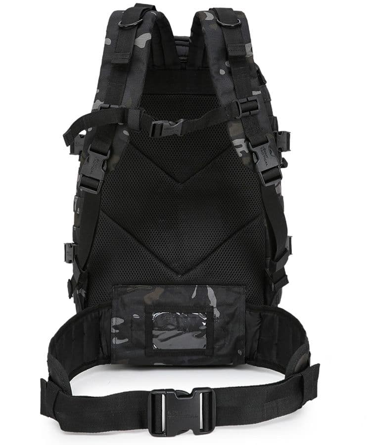 Kombat UK Medium Molle Assault Pack - 40 Litre Capacity, BTP Black