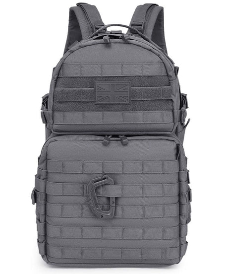 Kombat UK Medium Molle Assault Pack 40-Litre Tactical Backpack - Gunmetal Grey