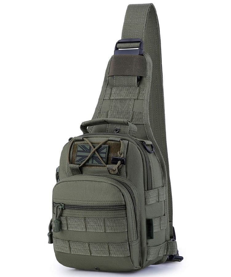 Kombat UK Ranger Sling Bag In Olive Green