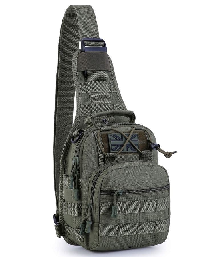 Kombat UK Ranger Sling Bag In Olive Green