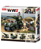 Kombat UK Sluban  WWII 4 in 1 Building Block Set - B0679