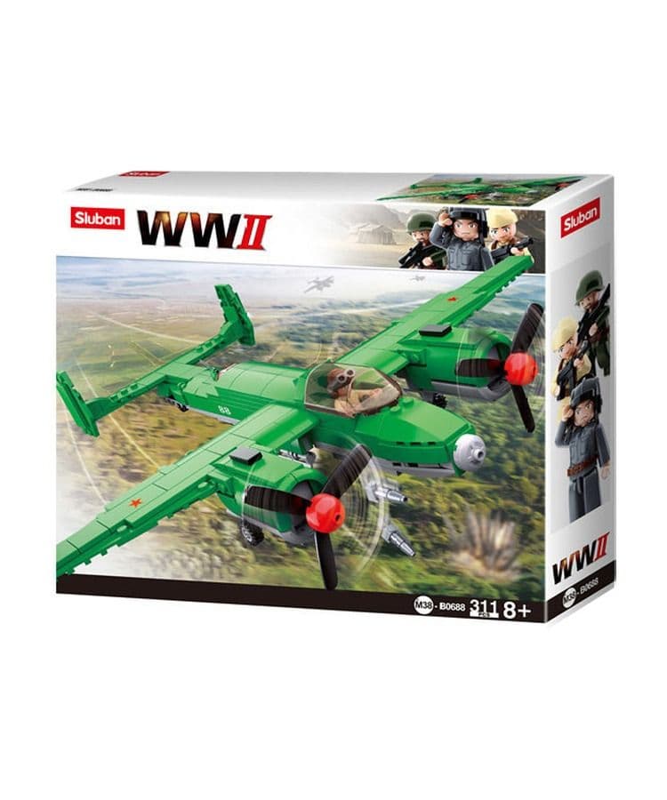 Bomber Unit Model Kombat UK SLUBAN B0688 WWII Allied Bomber Model | Preppers Shop UK