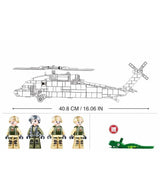 Kombat UK Sluban Black Hawk Building Blocks Set - B1012