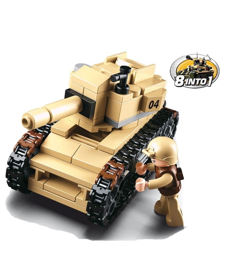 Kombat UK SLUBAN Building Blocks Tank Toy Set - | Preppers Shop UK