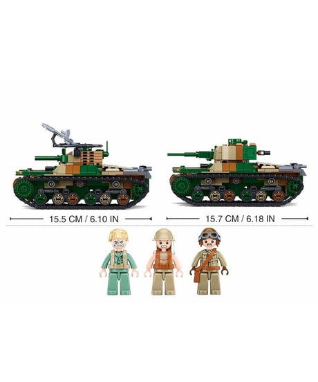 Kombat UK Sluban Type 97 Tank - Building Block Set - B1107