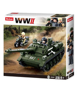 Kombat UK Sluban WWII Allied Tank Destroyer Building Blocks Set - B0687