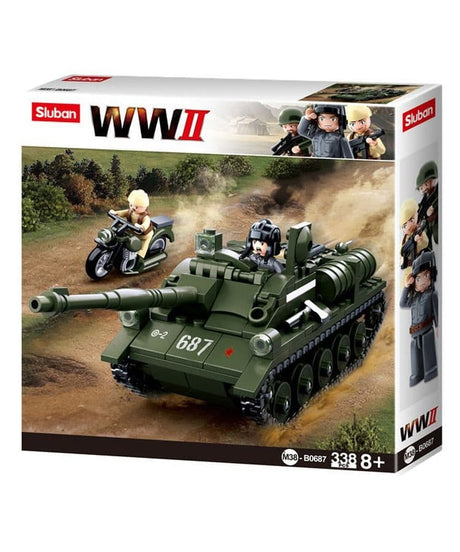 Kombat UK Sluban WWII Allied Tank Destroyer Building Blocks Set - B0687