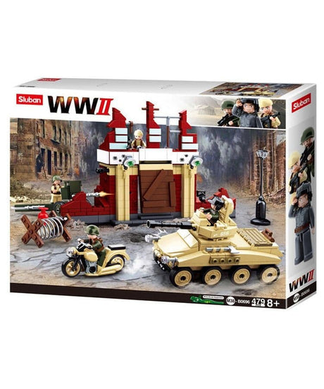 Kombat UK Sluban WWII Battle of Stalingrad Building Blocks Set - B0696