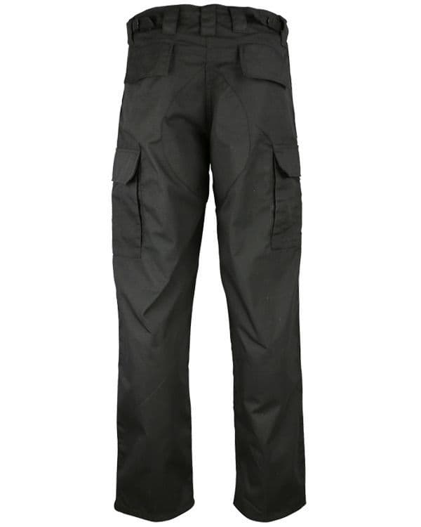 Kombat UK Trousers in Black BTP Camo