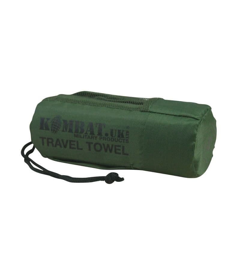 Kombat UK X-LARGE Microfibre Travel Towel - Green