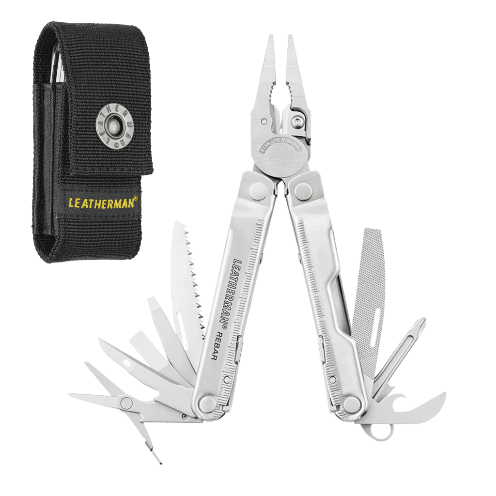 Leatherman EDC Knifeless Rebar Multi Tool - Stainless Steel