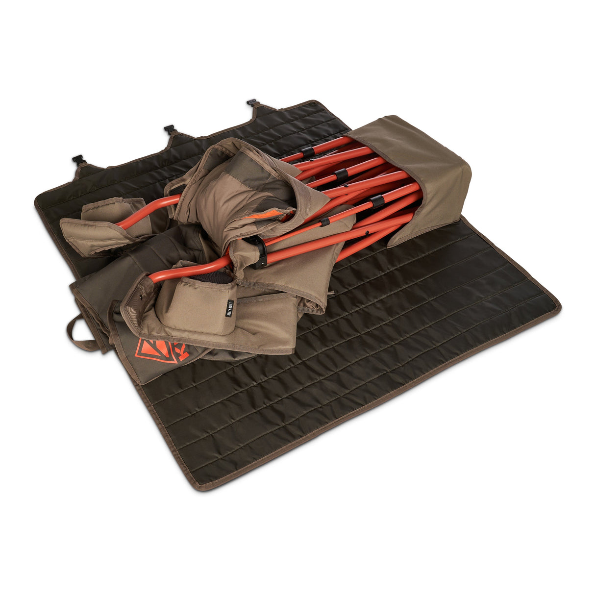 Kelty Low-Loveseat Double Camping Chair - Nest Bungee Cord/Beluga