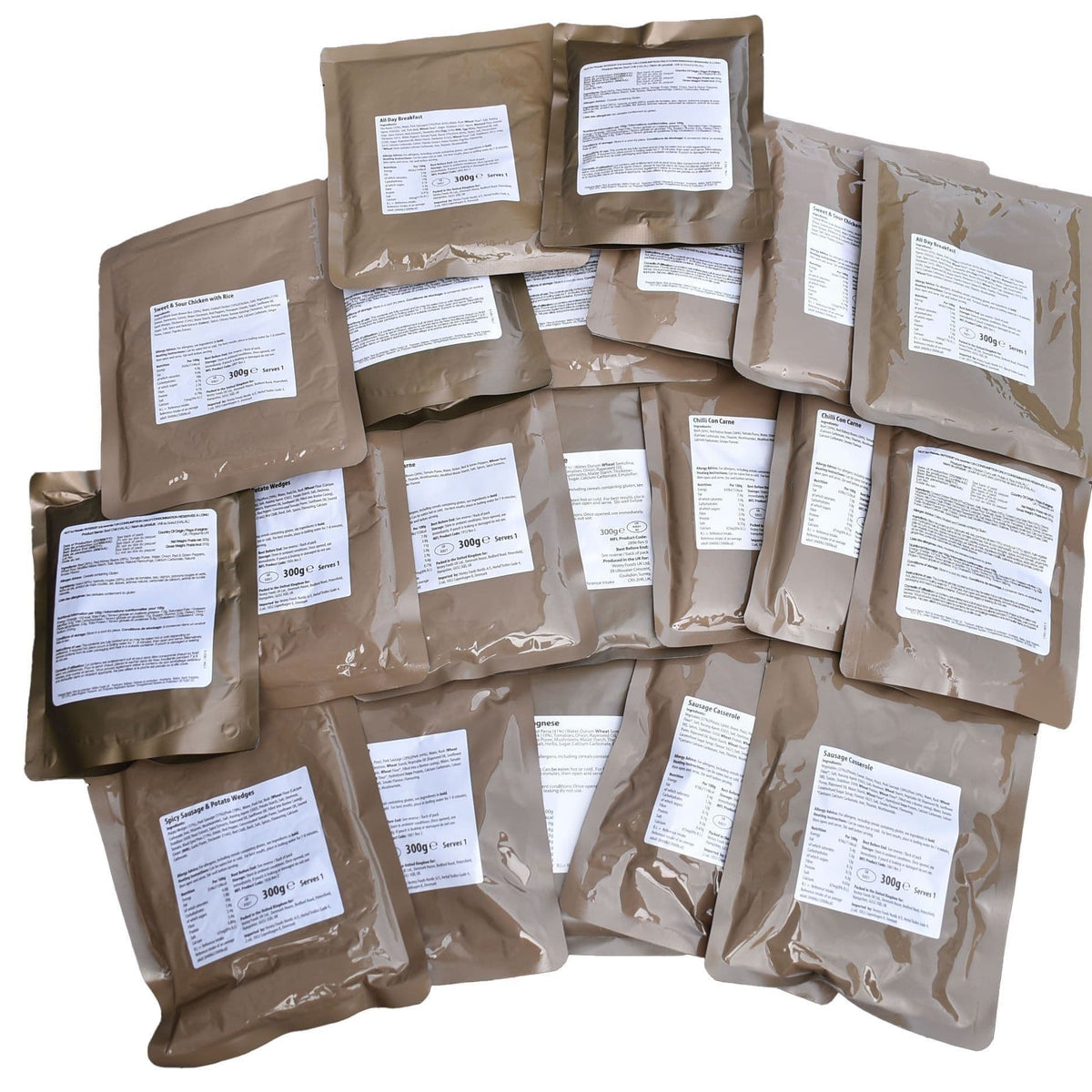 Military Ration Vegan Main Meals x 20 – Preppers Shop UK
