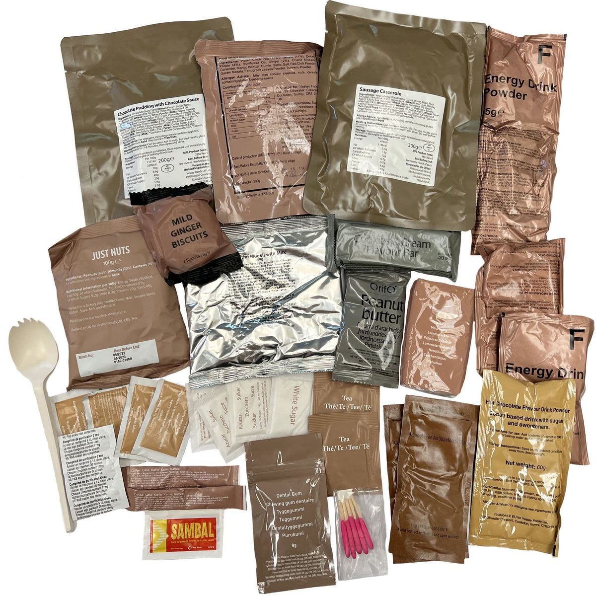 Military Style Emergency 24hr Ration Pack - Random Menu – Preppers Shop UK