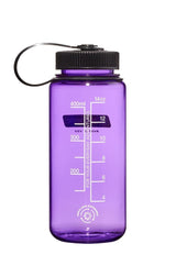 Nalgene 16oz / 0.5L Wide Mouth Sustain Water Bottle - Purple with Black Cap