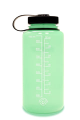 Nalgene 32oz / 1L Wide Mouth Sustain Water Bottle - Glow Green